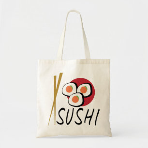 Aimer Sushi Planète Organique Sacs en toile réutil