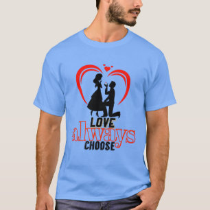 💖 Aimer toujours choisir le T-shirt noir de base