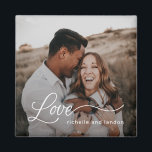 Aimer un aimant photo couleur modifiable<br><div class="desc">Les cadeaux photo font les meilleurs cadeaux ! Facile à personnaliser avec votre texte et/ou photo(s) pour un look personnalisé. Conçu par Berry Berry Sweet,  papeterie moderne et cadeaux personnalisés. Visitez notre site Web à l'adresse www.berryberrysweet.com pour voir toutes nos gammes de produits.</div>