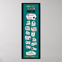 Aimer un chat noir Remise minuscule affiche infogr