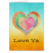 Aimer Ya Aquarelle Coeurs (Devant)