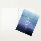 Aimez ce que vous faites Moderne Bleu Purple Aquar (Devant avec enveloppe)