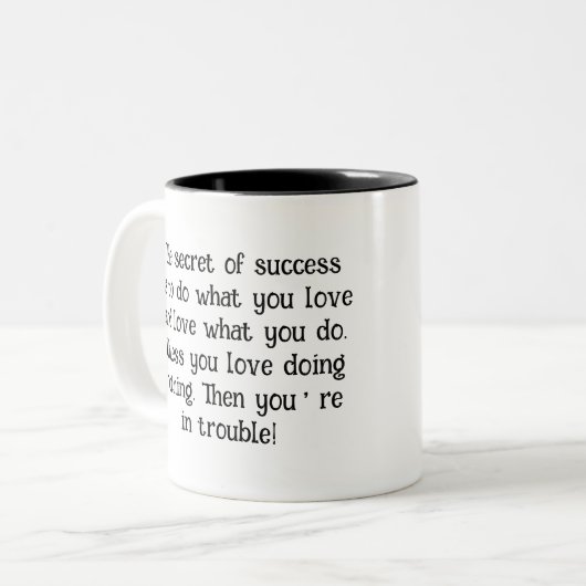 Aimez Ce Que Vous Faites Mug - Citation Inspiratio (Devant gauche)