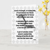 Aimez cela ne finit jamais la carte (Fleur jaune)