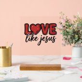Aimez comme Jésus Modèle de maillot chrétien vinta (Mariage)