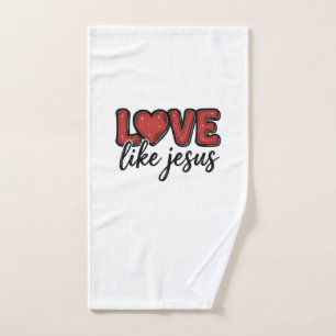 Aimez comme Jésus Modèle de T-shirt chrétien vinta