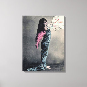 Aimez l'ange II -" la toile 18x24 enveloppée