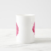 Aimez l'aquarelle Fine Bone China Mug (Devant)