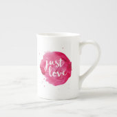 Aimez l'aquarelle Fine Bone China Mug (Droite)