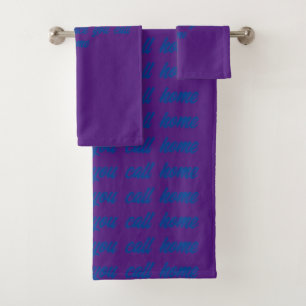 aimez l'endroit où vous appelez maison serviette e
