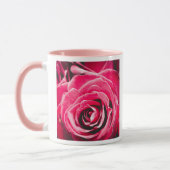 Aimez les roses roses Mug deux tons 11oz Rose (Gauche)