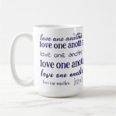 Aimez les uns les autres tasse à café (Gauche)