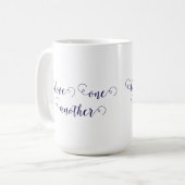 Aimez les uns les autres tasse à café (Devant gauche)