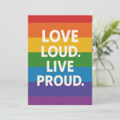 Aimez Loud. Carte Fier Live (Debout devant)