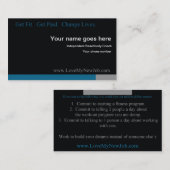 Aimez ma nouvelle carte de visite professionnelle (Devant / Derrière)