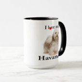 Aimez ma tasse de Havanese (Devant droit)
