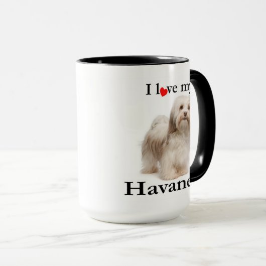 Aimez ma tasse de Havanese (Devant droit)
