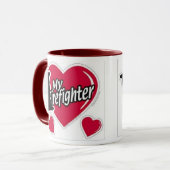 Aimez ma tasse de sapeur-pompier (Devant gauche)