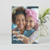 Aimez maman Carte photo de la fête des mères (Debout devant)