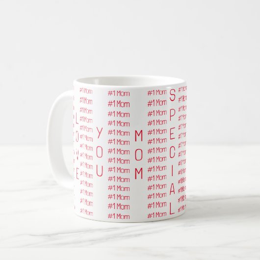 Aimez Maman Mug Spécial (Devant gauche)