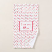 Aimez maman serviettes (Serviette à main)