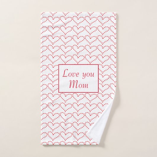 Aimez maman serviettes (Serviette à main)