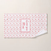 Aimez maman serviettes (Serviette à main)