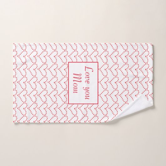 Aimez maman serviettes (Serviette à main)