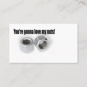 Aimez mes cartes nuts de busienss