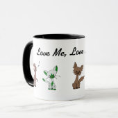 Aimez-moi, aimez ma tasse de café de chats (Devant gauche)