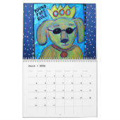 AIMEZ-MOI AMOUR MON CALENDRIER de milieu d'ANIMAUX (Mar 2026)