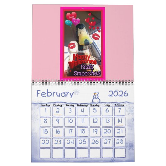 Aimez-moi quelques Nibbles 2019 Calendrier (Feb 2026)