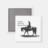 Aimez mon aimant à cheval de quart (Recto/Verso)