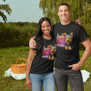 Aimez mon T-shirt Yorkie Unisex
