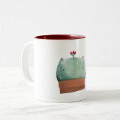 Aimez Qui Vous Êtes Cactus Chat — 11 oz. Mug (Devant gauche)