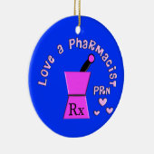 Aimez un ornement de Noël du pharmacien PRN (Droite)