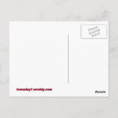 Aimez une carte postale de jour (Dos)