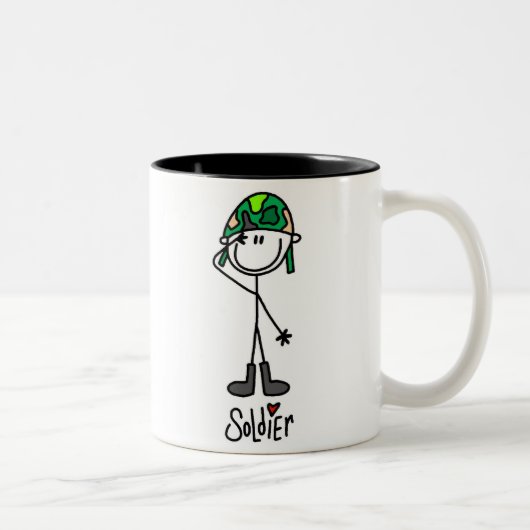 Aimez une tasse de soldat (Droit)