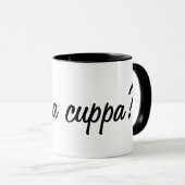 "Aimez une tasse de thé " (Devant droit)