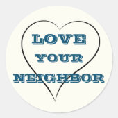 Aimez vos autocollants voisins (Devant)