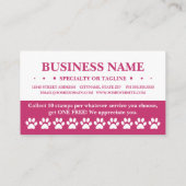 aimez votre bokeh de carte perforée d'animal (Dos)