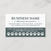 aimez votre carte de fidélité animal de compagnie (Dos)