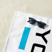 Aimez votre peau serviette de plage (En situation)