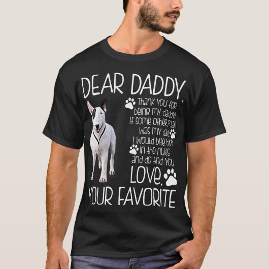 Aimez votre T-shirt préféré de chien de (Devant)