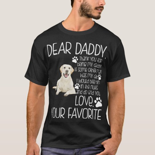 Aimez votre T-shirt préféré de chien de labrador (Devant)