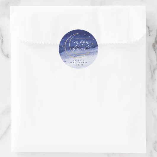 Aimez-vous à la Lune et les Stickers du dos (Sac)