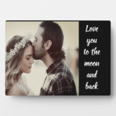 Aimez-vous à la lune et retour Plaque photo (Devant)