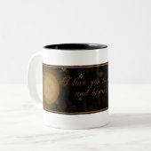 Aimez-vous à la lune - Mug café (Devant gauche)