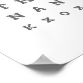 Aimez-vous à la lune poster d'un graphique (Coin)