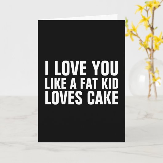 AIMEZ-VOUS COMME UN ENFANT GRAS AIME LES CARTES D' (Fleur jaune)